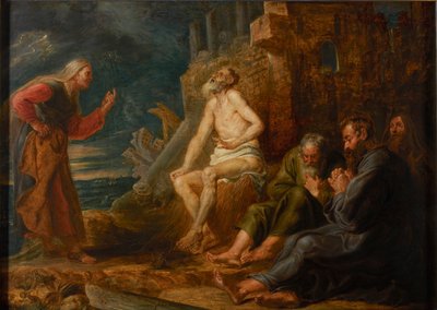 Giobbe sul mucchio di letame, 1650 da Pieter Paul Rubens
