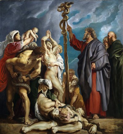 Mosè e il Serpente di Bronzo da Peter Paul Rubens