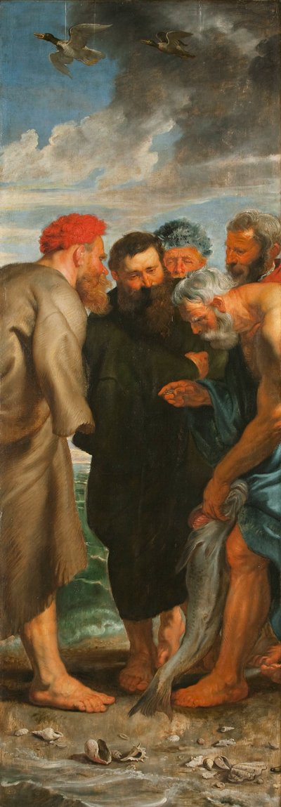La pesca miracolosa trittico, pannello sinistro da Pieter Paul Rubens