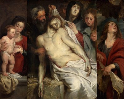 Il compianto sul Cristo morto (Cristo sulla paglia) da Peter Paul Rubens