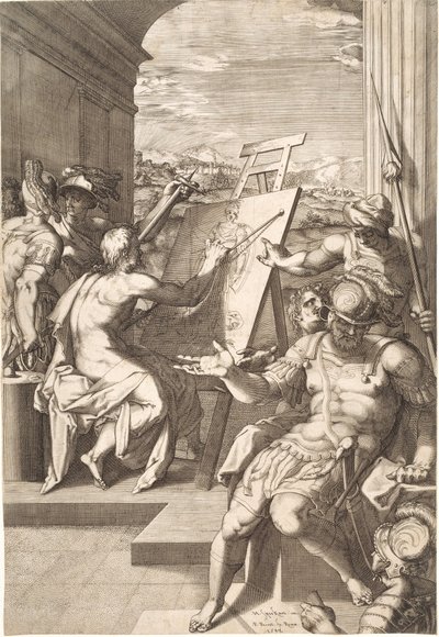 Allegoria della pittura da Pieter Perret