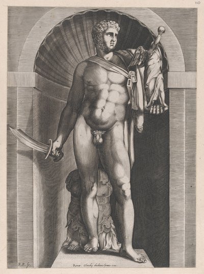 Speculum Romanae Magnificentiae: Diomede con il Palladio nella mano sinistra da Pieter Perret
