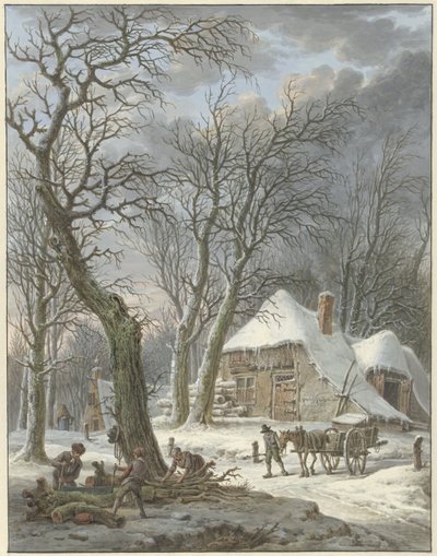 Paesaggio invernale da Pieter Pietersz. Barbiers