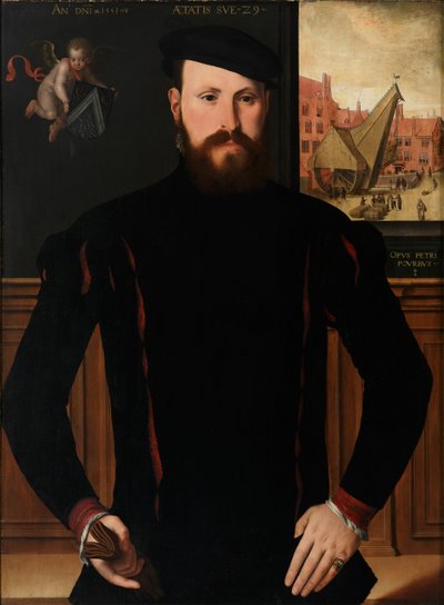 Ritratto di Jan van Eyewerve da Pieter Pourbus