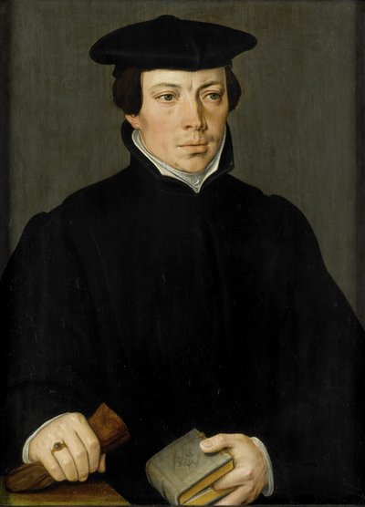 Ritratto di un giovane ministro da Pieter Pourbus