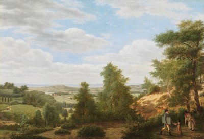 Veduta della valle di Montmorency vicino a Saint-Leu-la-Forêt da Pieter Rudolph Kleijn