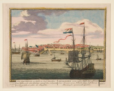 Nieu Amsterdam, una Piccola Città nel Nuovo Olanda del Nord America, sull