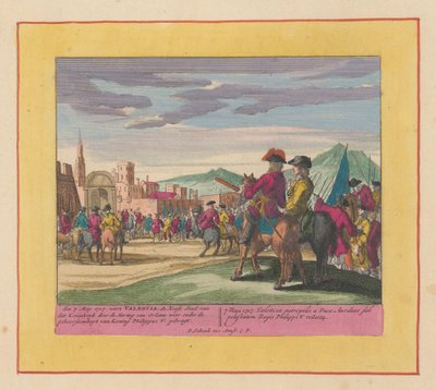 Conquista di Valencia, 1707 da Pieter Schenk (I)