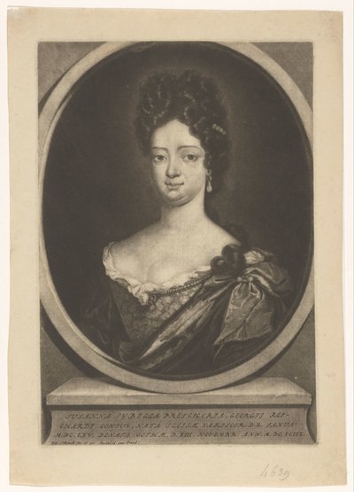 Ritratto di Susanna Sibylla Reichardt da Pieter Schenk (I)