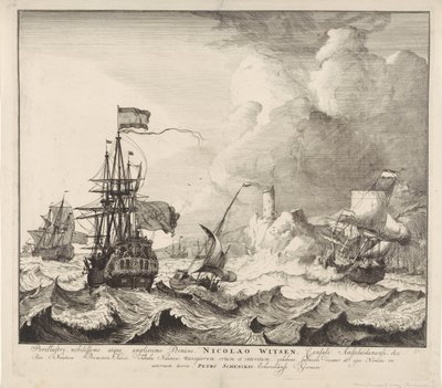Navi in tempesta da Pieter Schenk (I)