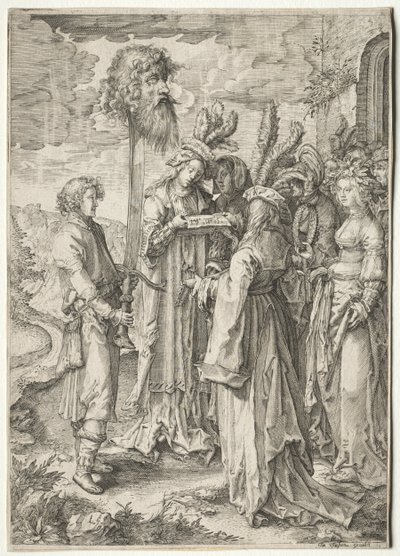 Davide con la testa di Golia da Pieter Serwouters