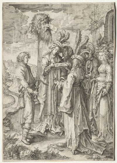 Davide con la testa di Golia da Pieter Serwouters
