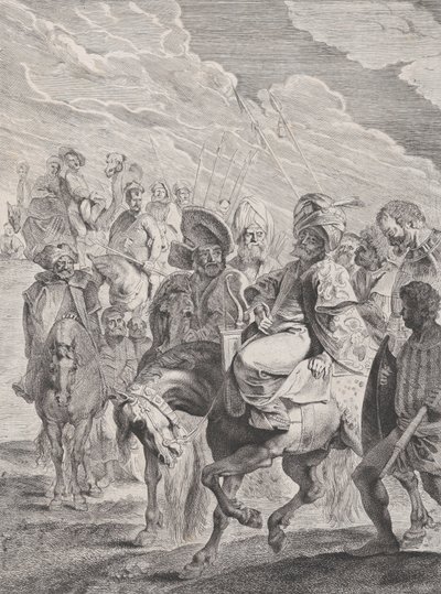 Un principe turco a cavallo da Pieter Soutman