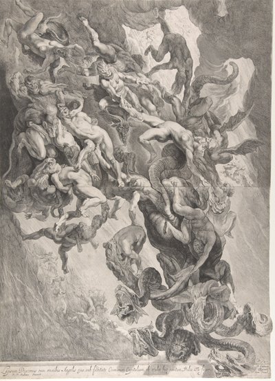 La Caduta dei Dannati da Pieter Soutman