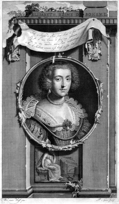 Elisabetta di Boemia, c1697 da Pieter Stevens van Gunst