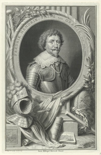 Ritratto di Federico Enrico, principe di Orange-Nassau da Pieter Tanjé