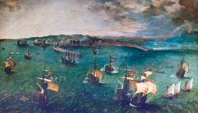Battaglia nella baia di Napoli da Pieter Bruegel the Elder