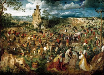 La salita al Calvario da Pieter Bruegel the Elder