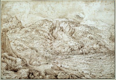 Paesaggio delle Alpi da Pieter Bruegel the Elder