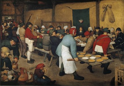 Il matrimonio contadino da Pieter Bruegel the Elder