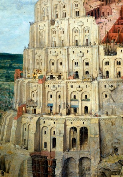 La Torre di Babele da Pieter Bruegel the Elder
