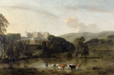 Castello di Chirk dal nord da Pieter Tillemans