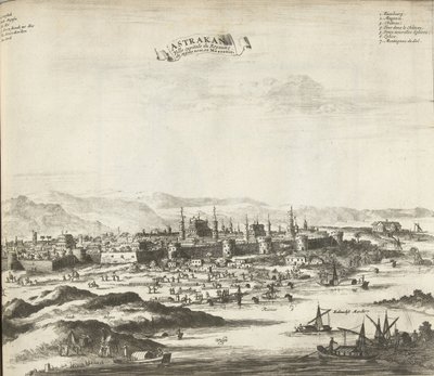 Astrakhan, 1726 da Pieter Van der Aa
