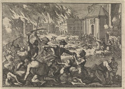 Sacco di Magdeburgo, 1698 da Pieter Van der Aa