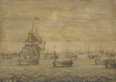 La flotta olandese delle aringhe da Pieter Vogelaer