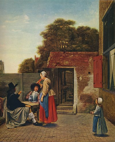 Un cortile olandese da Pieter de Hooch
