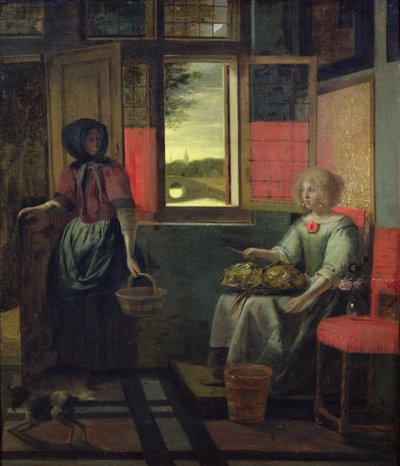 Interno olandese da Pieter de Hooch