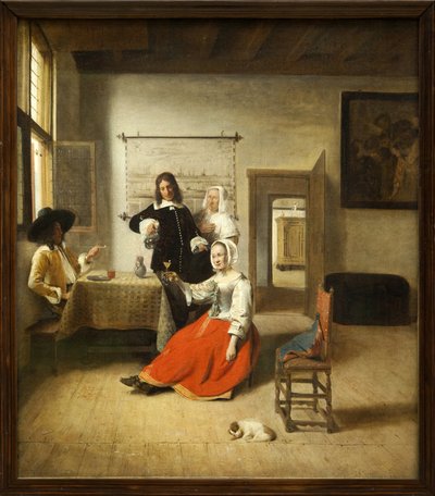 Il bevitore da Pieter de Hooch