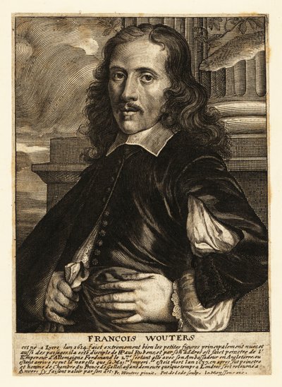Ritratto di Frans Wouters, pittore barocco fiammingo, pittore di gabinetto e artista di corte dell