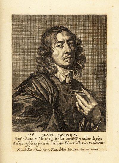Ritratto di Simon Bosboom, architetto e scrittore dell