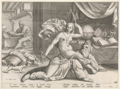 Aristotele e Fillide da Pieter de Jode (I) (attributed to)