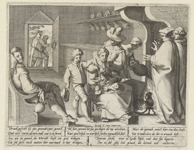Allegoria della pigrizia da Pieter de Jode (I)
