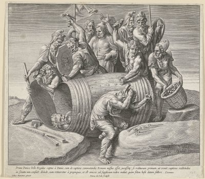 La fermezza di Marco Attilio Regolo da Pieter de Jode (I)