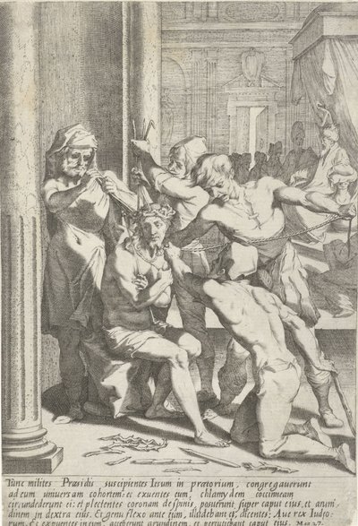 Incoronazione di spine di Cristo da Pieter de Jode (I)