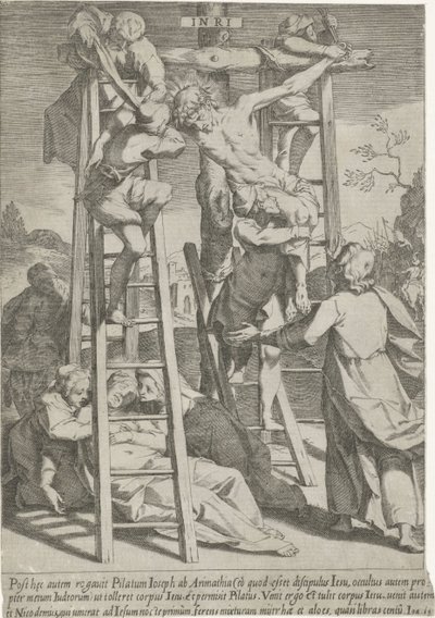 Deposizione dalla croce da Pieter de Jode (I)