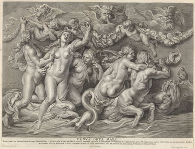 Venere sul mare da Pieter de Jode (II)