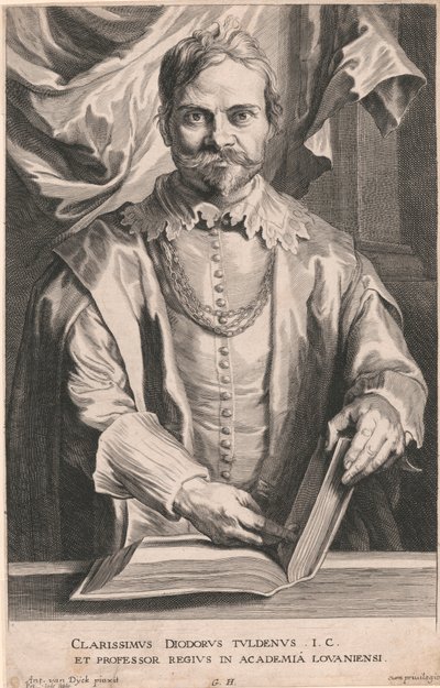 Clarissimus Diodorus Tuldenus I.C., et Professor Regius in Academia Louaniensi da Pieter de Jode