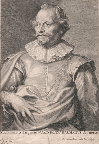 Nobilissimus et Integermus Vir, D. Paulus Halmalius, Senator Ant. da Pieter de Jode