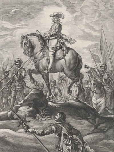 Piatto 8: Ferdinando a cavallo che attraversa le Alpi, dal 