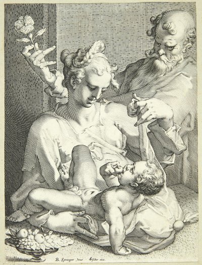 La Sacra Famiglia da Pieter de Jode I