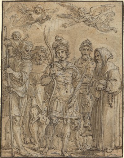 Cinque Santi da Pieter de Jode I