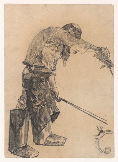 Lavoratore in acciaieria da Pieter de Josselin