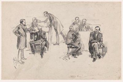 La Seconda Camera durante il dibattito sulla revisione costituzionale del 1887 da Pieter de Josselin
