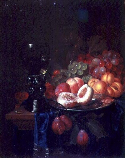 Natura morta di frutta e crostacei da Pieter de Ring