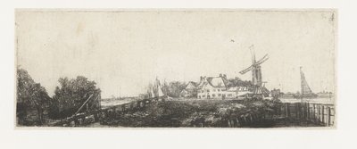 Il ponte di legno da Pieter de With (attributed to)