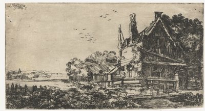 Casa con tre camini da Pieter de With (attributed to)